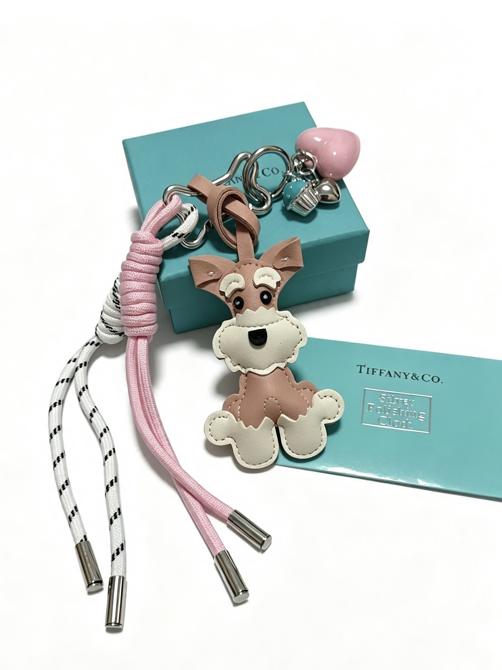 Tiffany & Co. Dog Charm Keychain